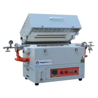 Horno de tubos de cuarzo con calefacción eléctrica Horno de tubos divididos hasta 1200 grados