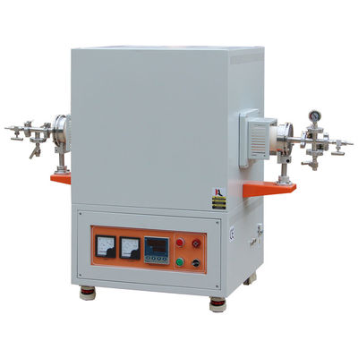 Laboratorio 1700C Fuego de tubo de alta temperatura con tubo de aluminio y brida de sellado