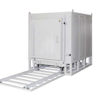 Horno de tipo bogie de 1200 litros con carrito manual hasta 1200 grados C