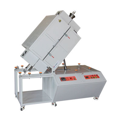 Horno de tubos de una sola zona rotativo vertical grande de 1200C con tubo de metal OD300mm