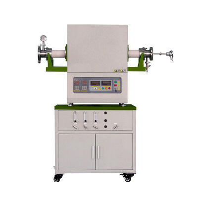 Horno de tubo CVD con medidores flotantes de gas de 3 canales
