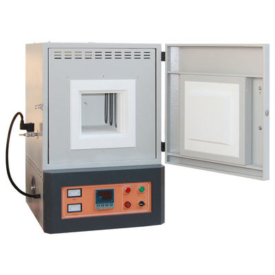 Horno de muffle de atmósfera controlada de 1700C con sistema de depuración de gas W300mm