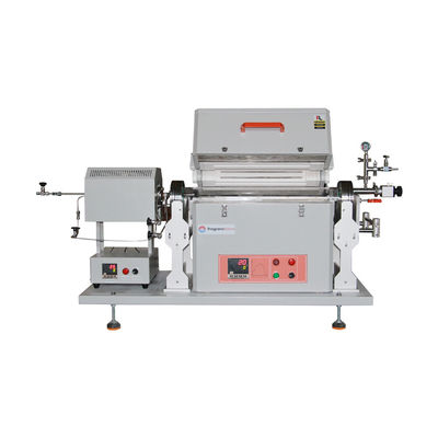 Fuego de tubos de cuarzo 1100C con sublimador de precursor sólido para CVD 2D capas de TMDs