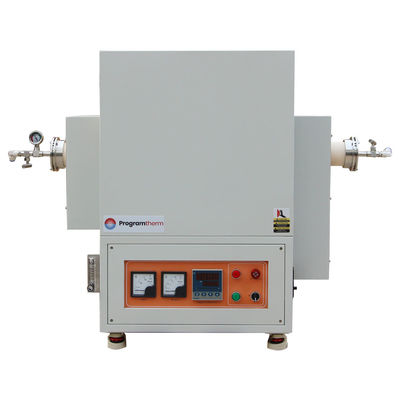 El horno de tubo rotativo hasta 1700 grados C cuenta con zonas de calefacción individuales con una longitud de 300 mm