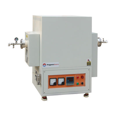 El horno de tubo rotativo hasta 1700 grados C cuenta con zonas de calefacción individuales con una longitud de 300 mm