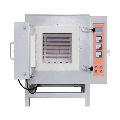 El horno de cámara de laboratorio 1200C cuenta con una pequeña cámara de horno cúbico ligera para tratamiento térmico múltiple