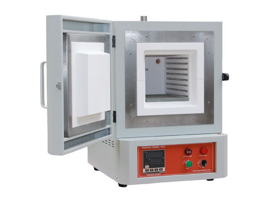 Horno de muffle de resistencia de tipo caja de 1200 °C 12L con chimenea