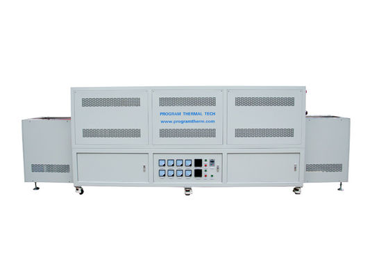 Horno de secado de cinturón de malla de 500C 120L con alta cámara de aluminio de fibra cerámica 1500